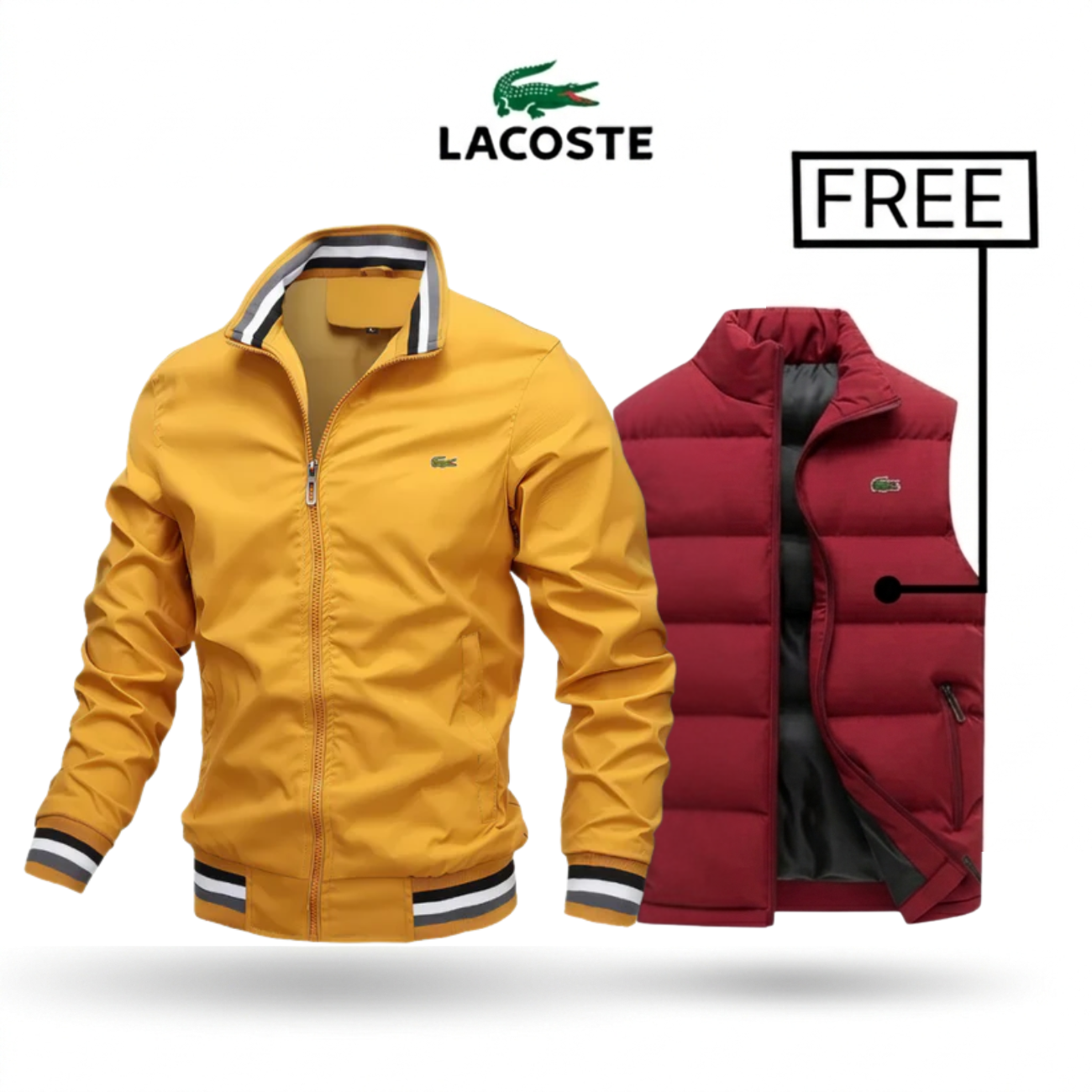 2026 Giacca con Zip + Gilet Termico – Compra 1 e Ricevi 1 Gratis || Saldi di Fine Serie