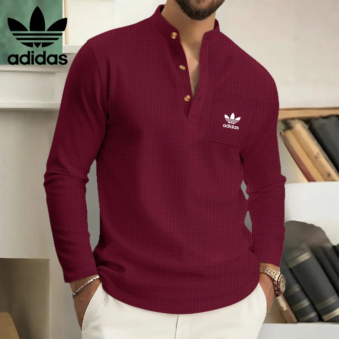 2026 Maglietta Henley a Manica Lunga || Edizione Limitata
