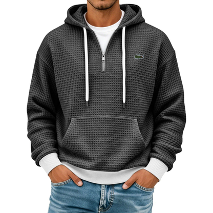 Sweat Texturé à Demi-Zip – Solde d'hiver