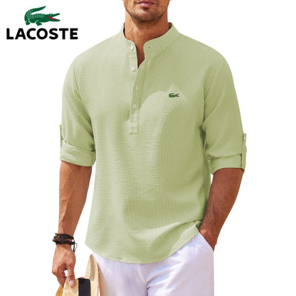 Maglietta Henley a Maniche Risvoltate || SALDI DI LIQUIDAZIONE