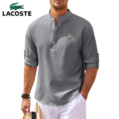 Maglietta Henley a Maniche Risvoltate || SALDI DI LIQUIDAZIONE