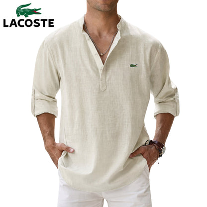 LCT | Chemise Homme Col Tunisien Élégance Old Money