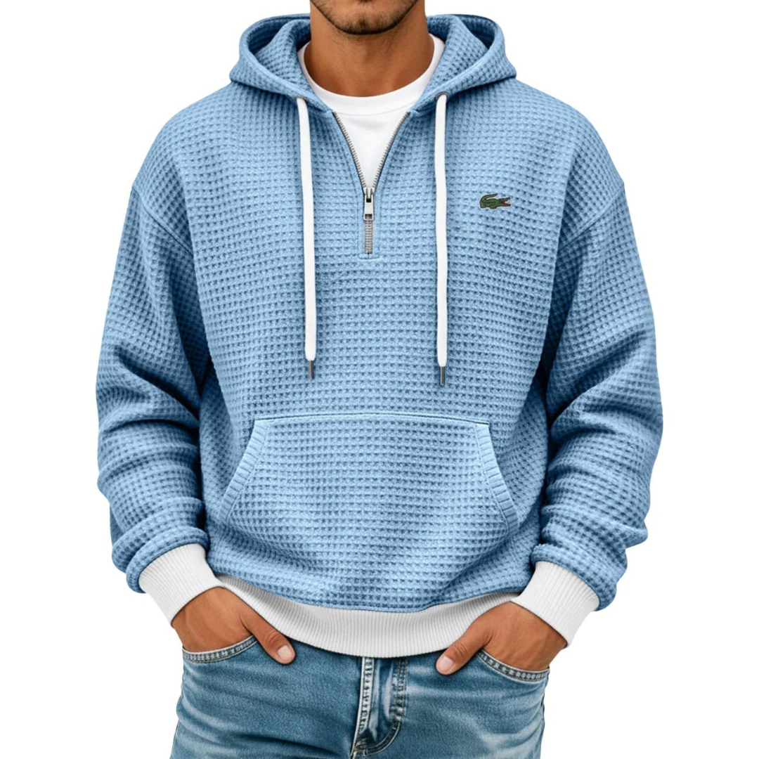 Sweat Texturé à Demi-Zip – Solde d'hiver
