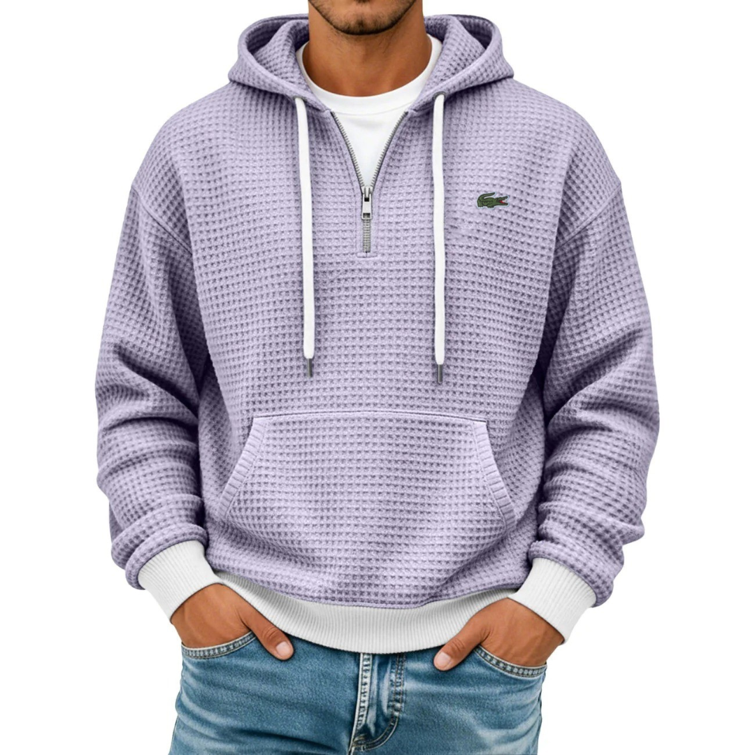 Sweat Texturé à Demi-Zip – Solde d'hiver