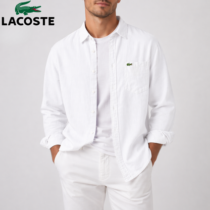 Chemise Oxford Homme Manches Longues Boutonnée