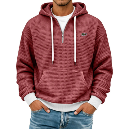 Sweat Texturé à Demi-Zip – Solde d'hiver