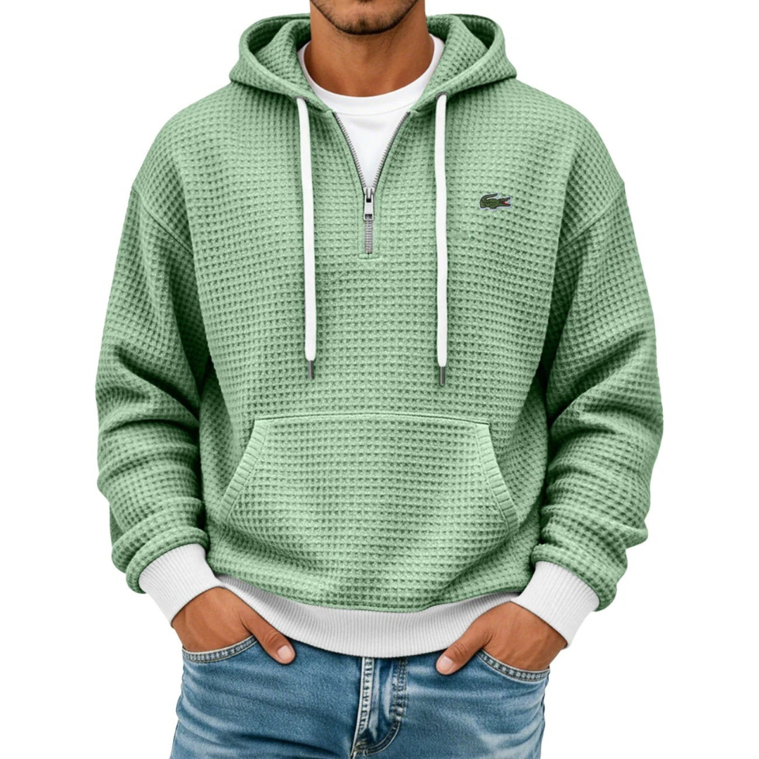 Sweat Texturé à Demi-Zip – Solde d'hiver
