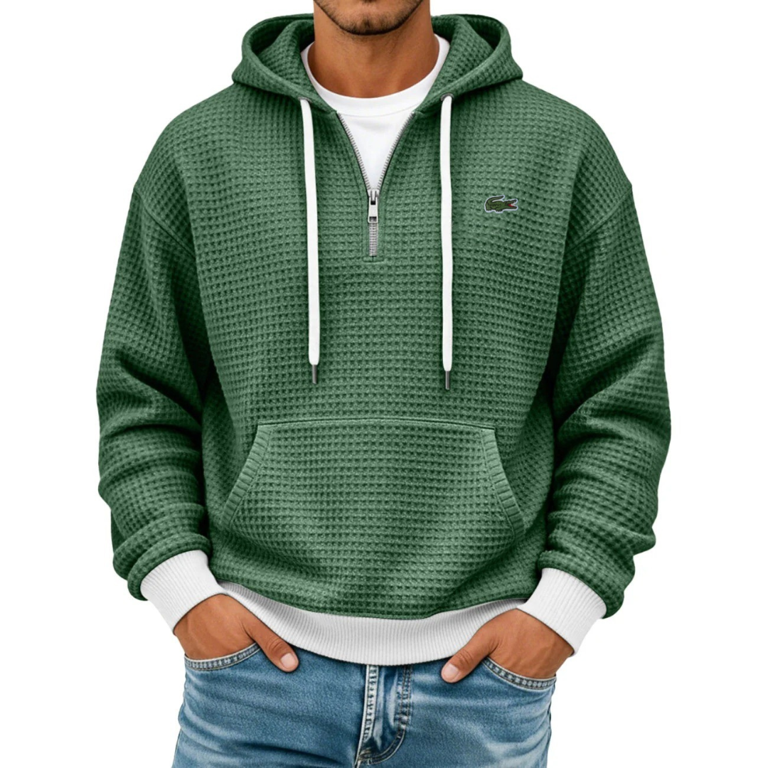 Sweat Texturé à Demi-Zip – Solde d'hiver