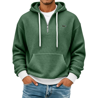 Sweat Texturé à Demi-Zip – Solde d'hiver