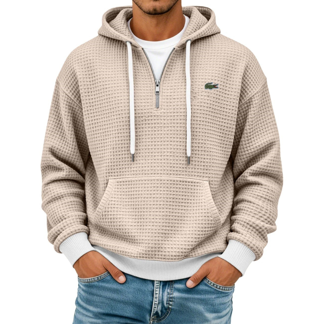 Sweat Texturé à Demi-Zip – Solde d'hiver