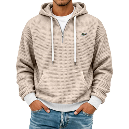 Sweat Texturé à Demi-Zip – Solde d'hiver