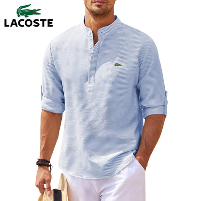 Maglietta Henley a Maniche Risvoltate || SALDI DI LIQUIDAZIONE