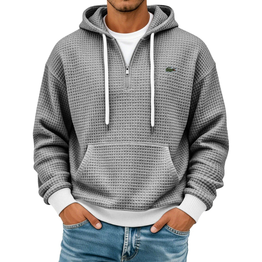 Sweat Texturé à Demi-Zip – Solde d'hiver