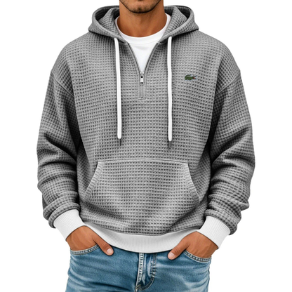 Sweat Texturé à Demi-Zip – Solde d'hiver