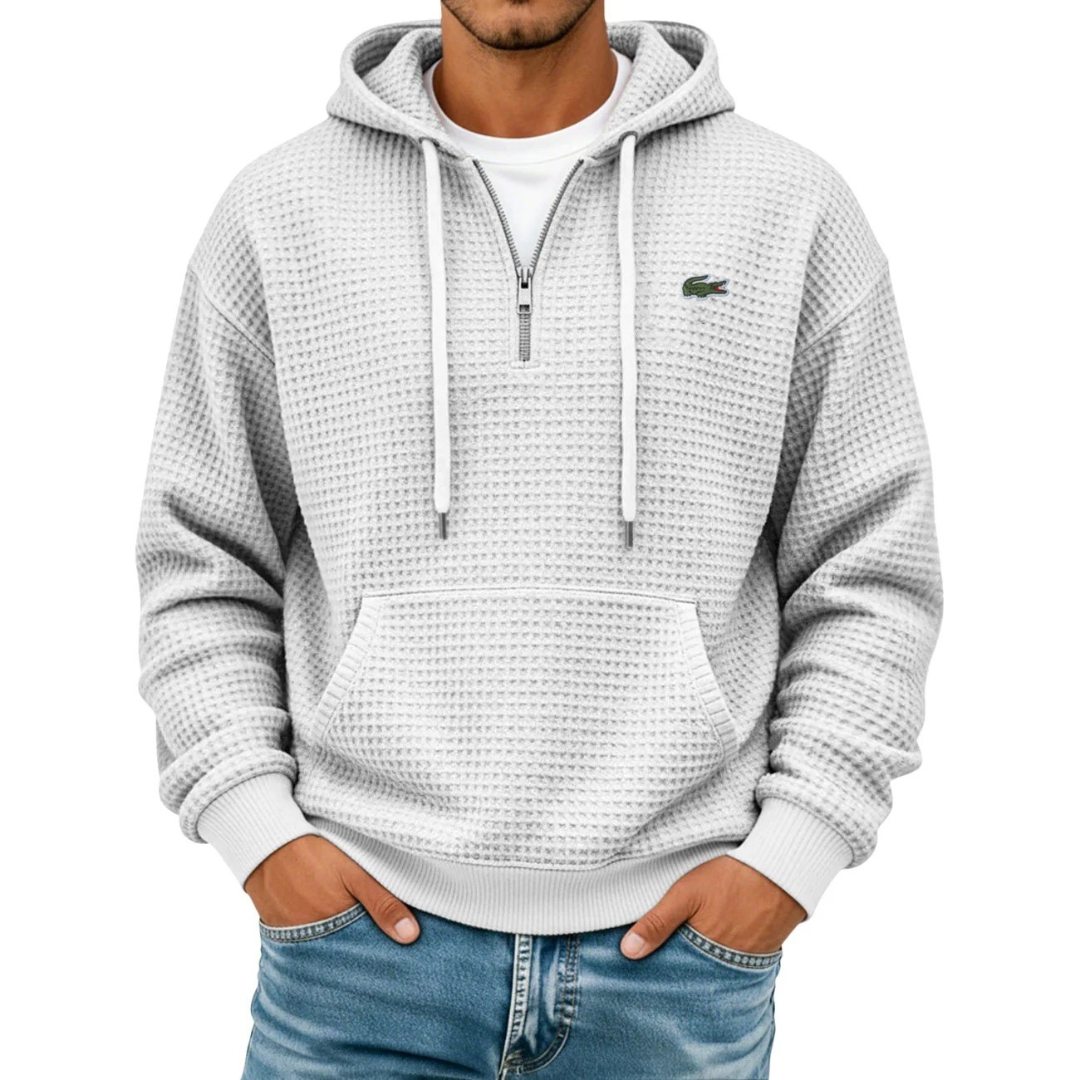 Sweat Texturé à Demi-Zip – Solde d'hiver