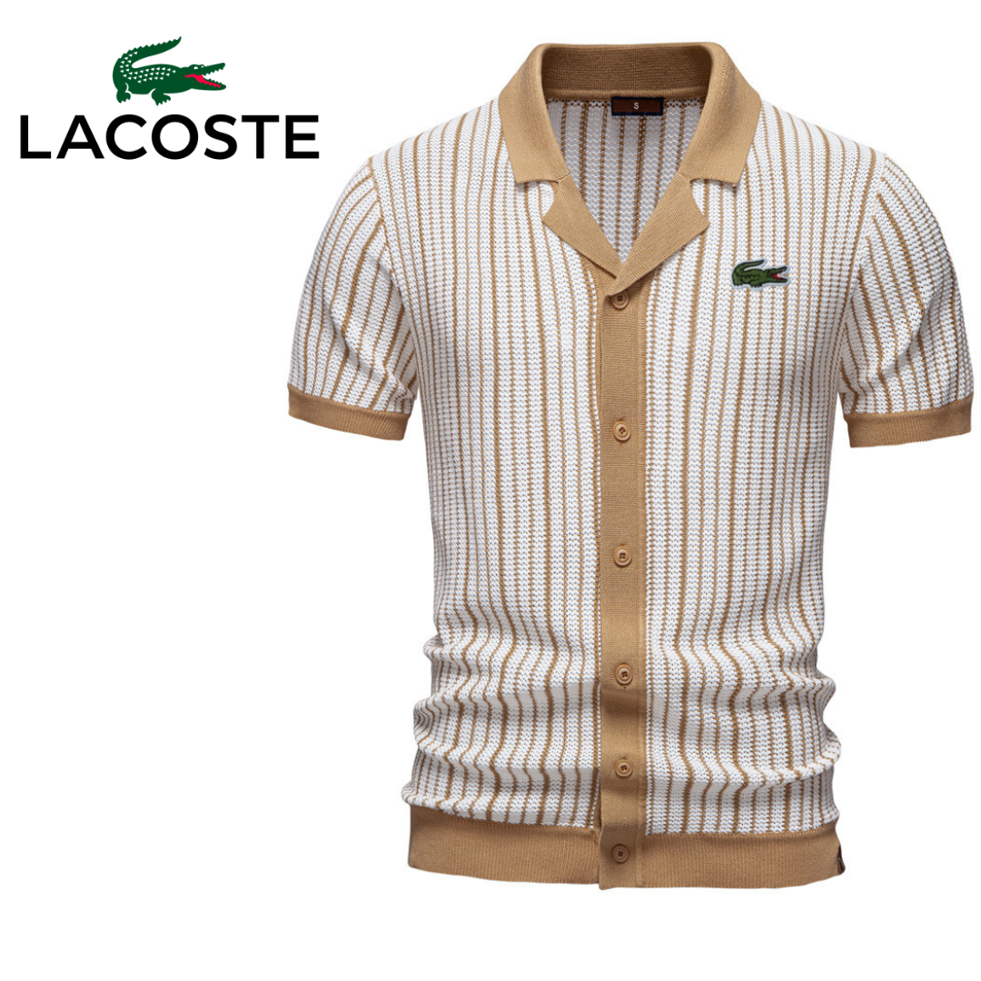 L.A | Chemise  à Rayures Verticales en Maille Texturée