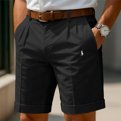 RL™ | Short Chino Homme à Pinces Ourlet Retroussé — 1 Acheté = 1 Offert