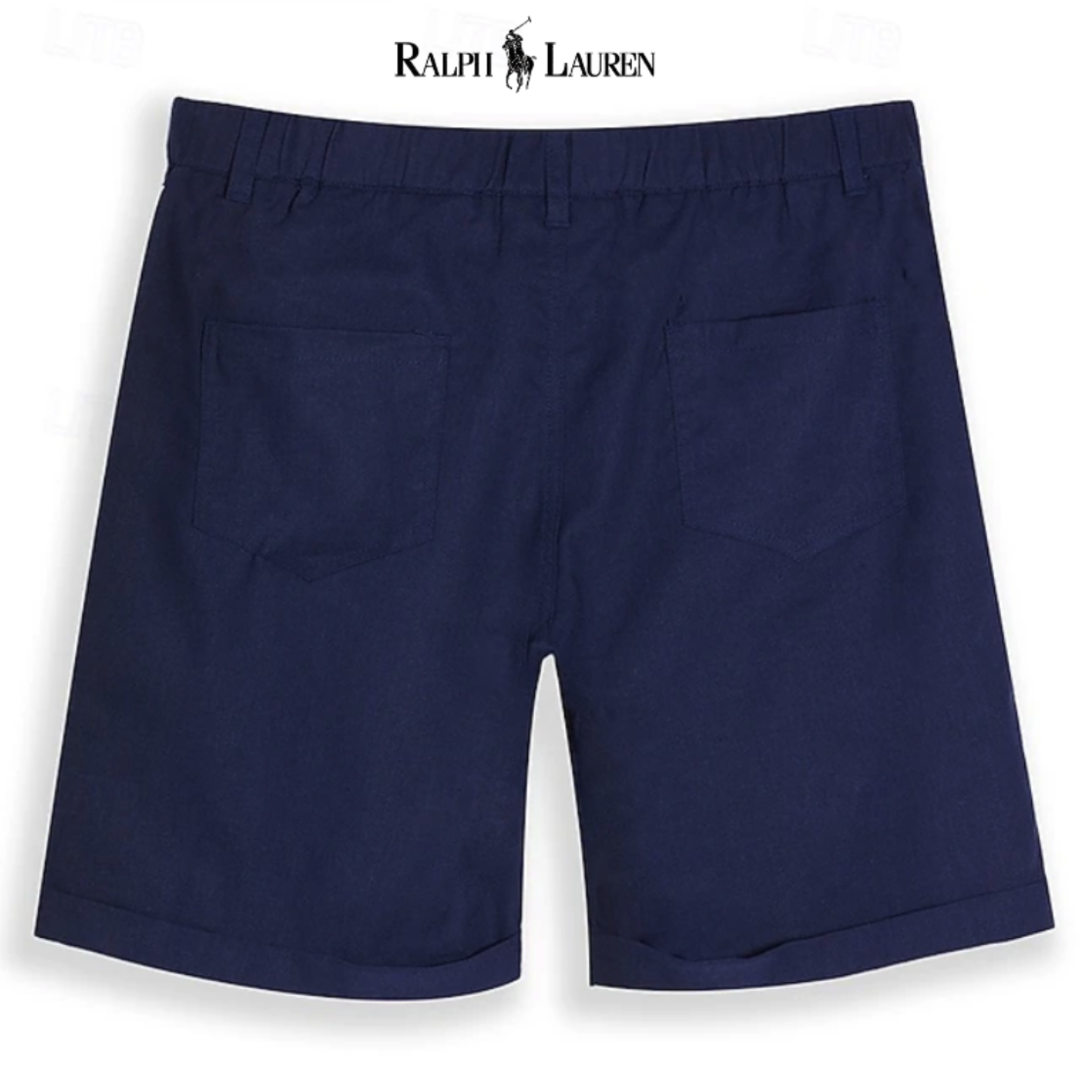 RL™ | Short Chino Homme à Pinces Ourlet Retroussé — 1 Acheté = 1 Offert